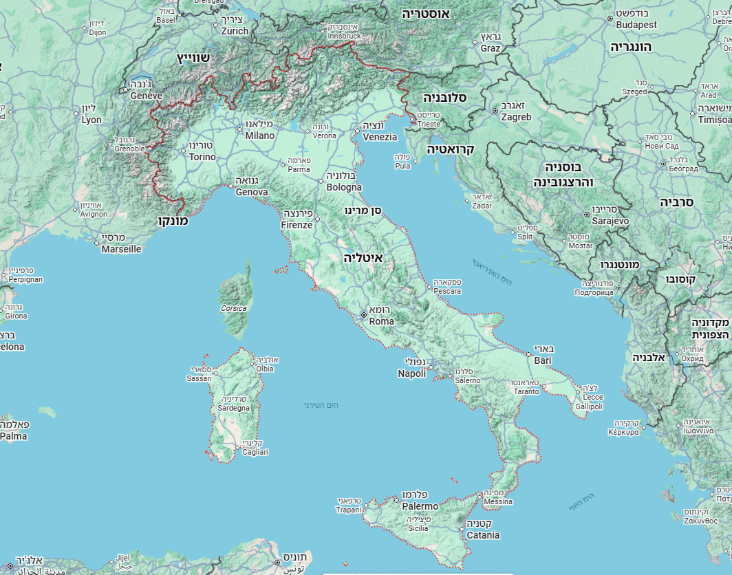 italy map